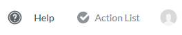 image of the action list button